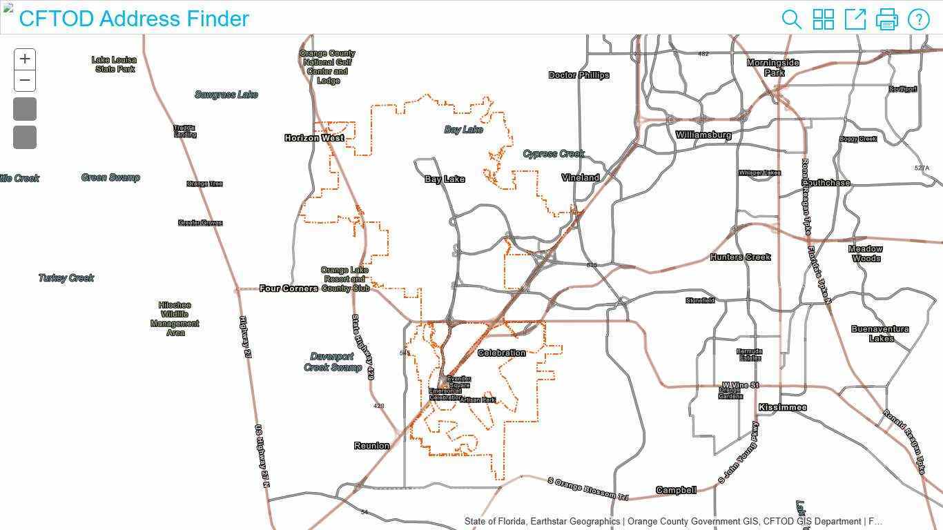 CFTOD Address Finder